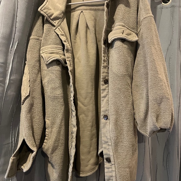 Free People Sweaters - Free people ruby jacket sage green